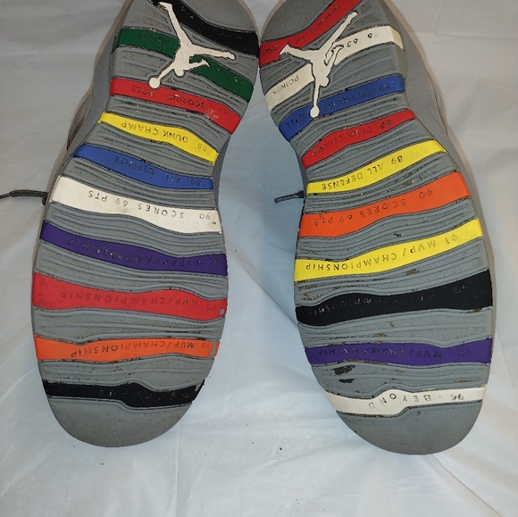 Sz 10.5, Air Jordan 10 Retro Cool Grey 2017 Multicolor 310805-022 - Picture 6 of 9